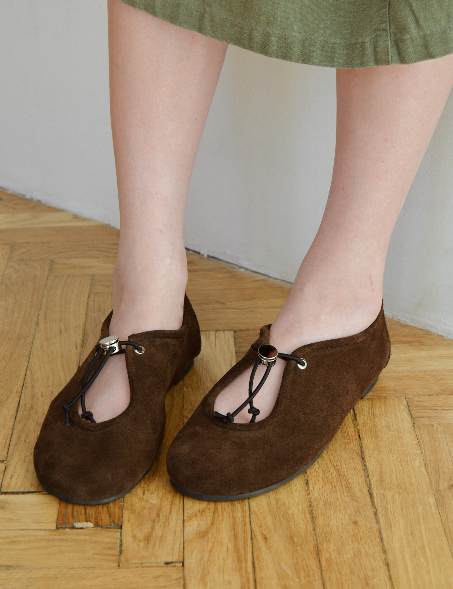 Картинка Балетки темно-коричневі