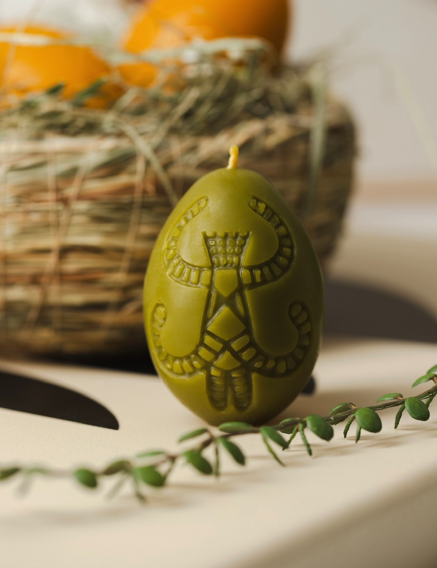 Картинка Свічка зелена