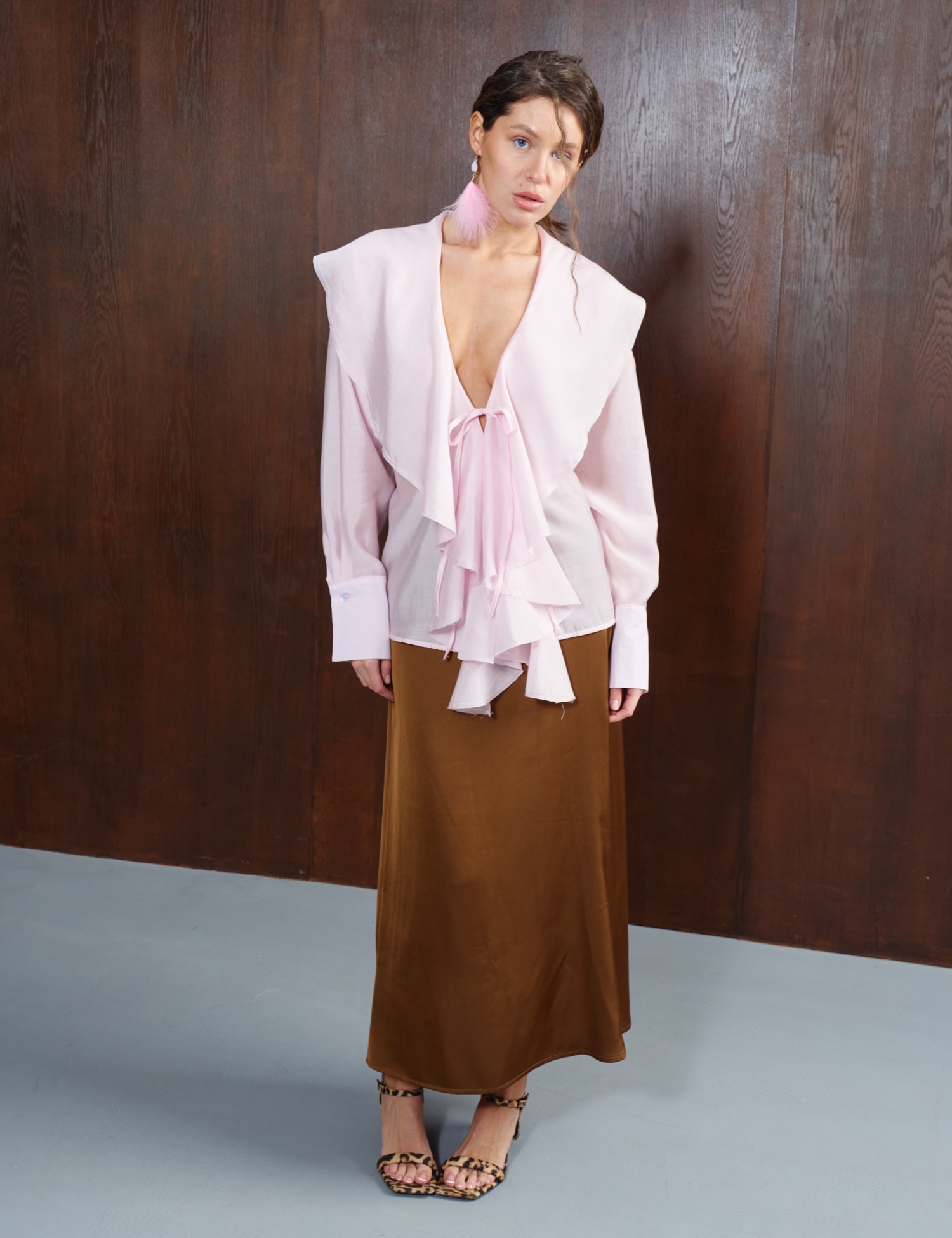 Картинка Блуза LILIA батист рожева