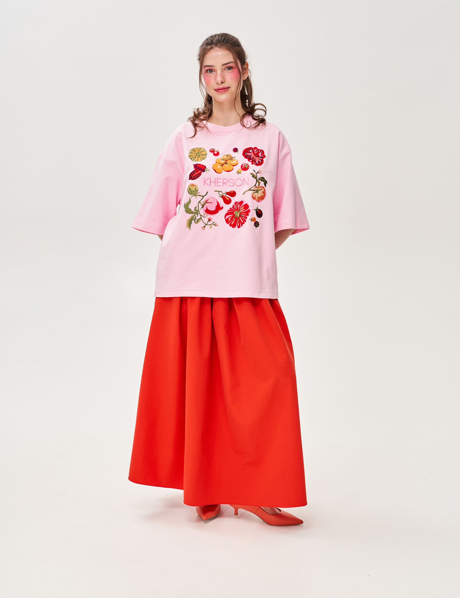 Картинка Футболка з вишивкою "Херсонські помідори"