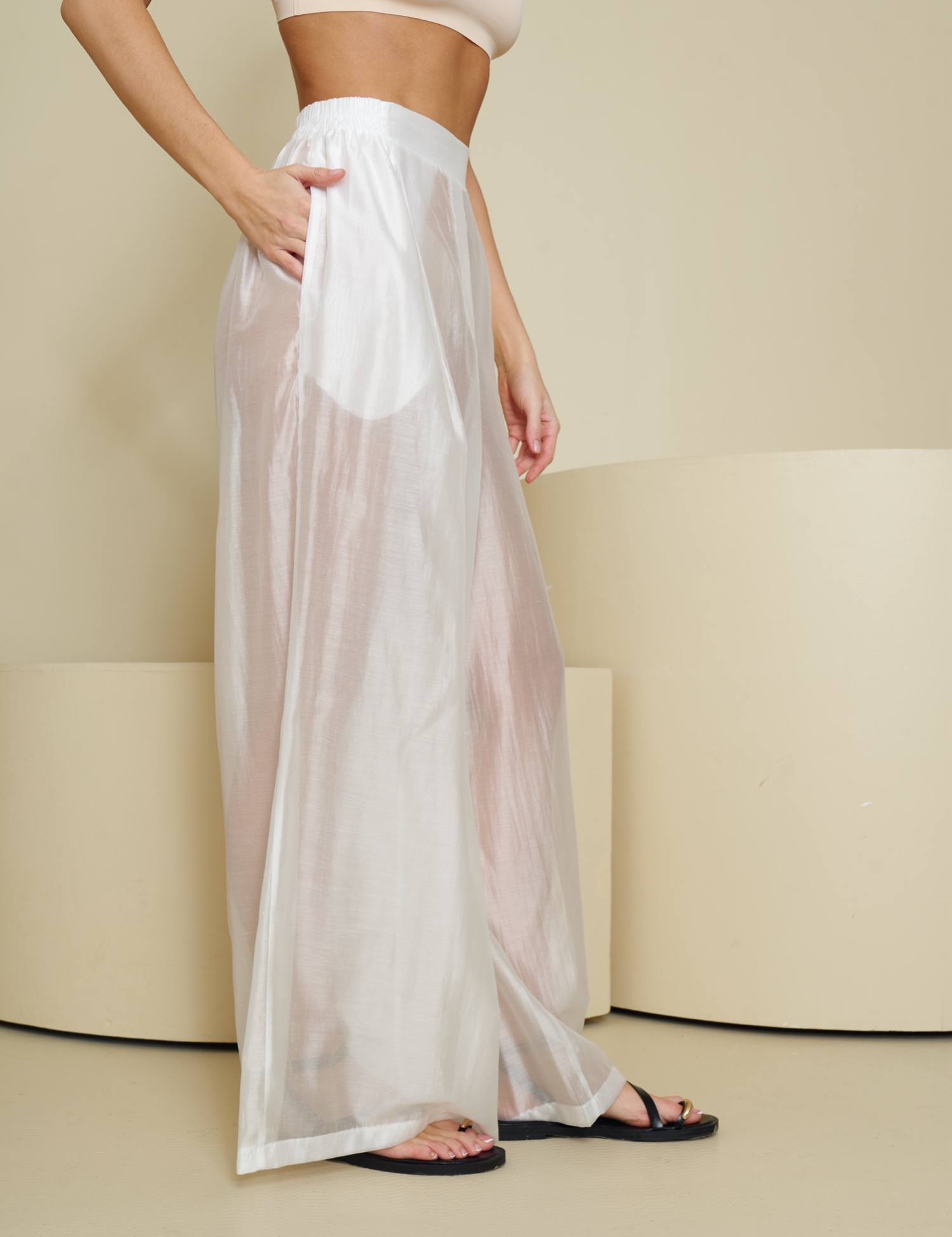 Картинка Брюки батист білі