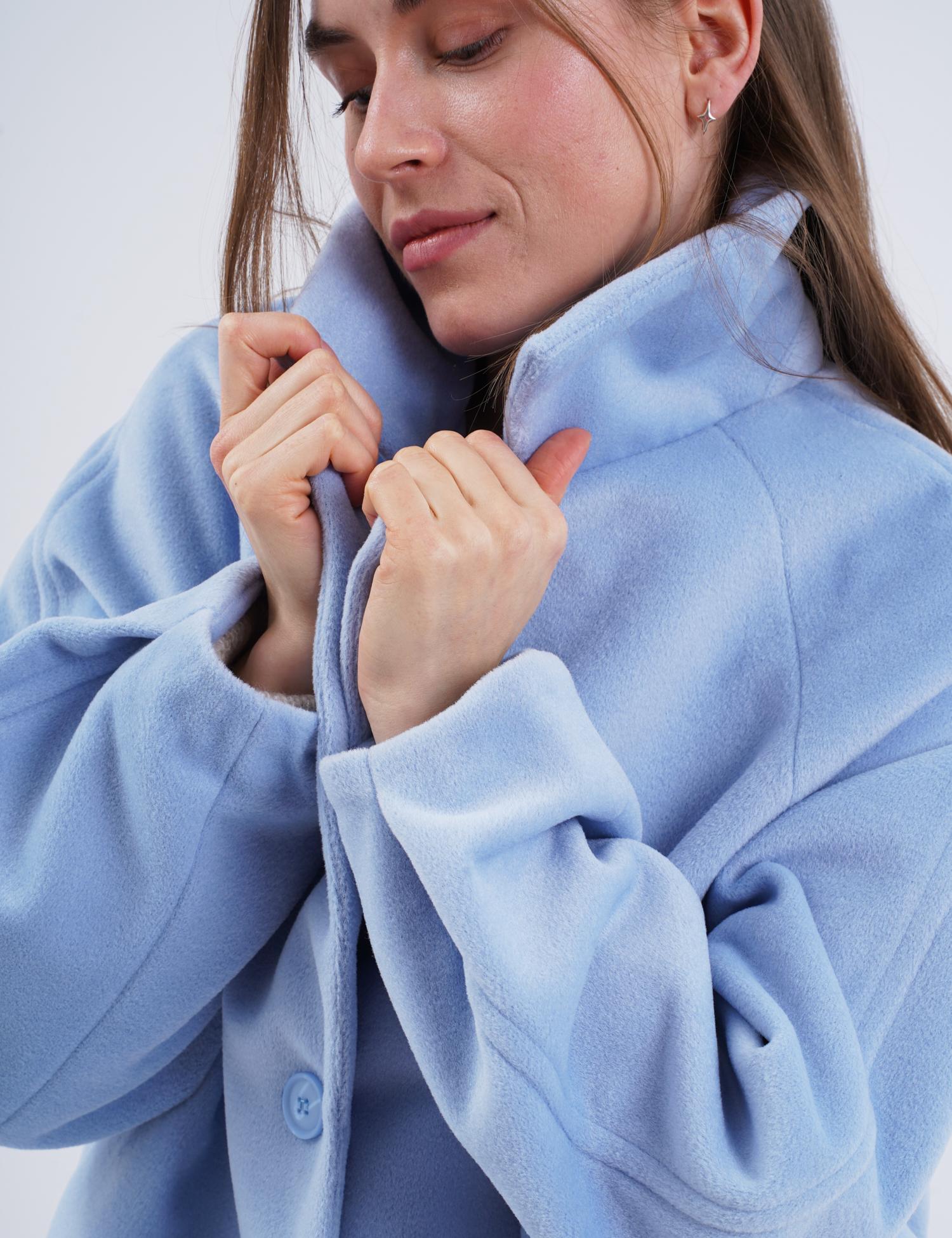 Картинка Пальто блакитне