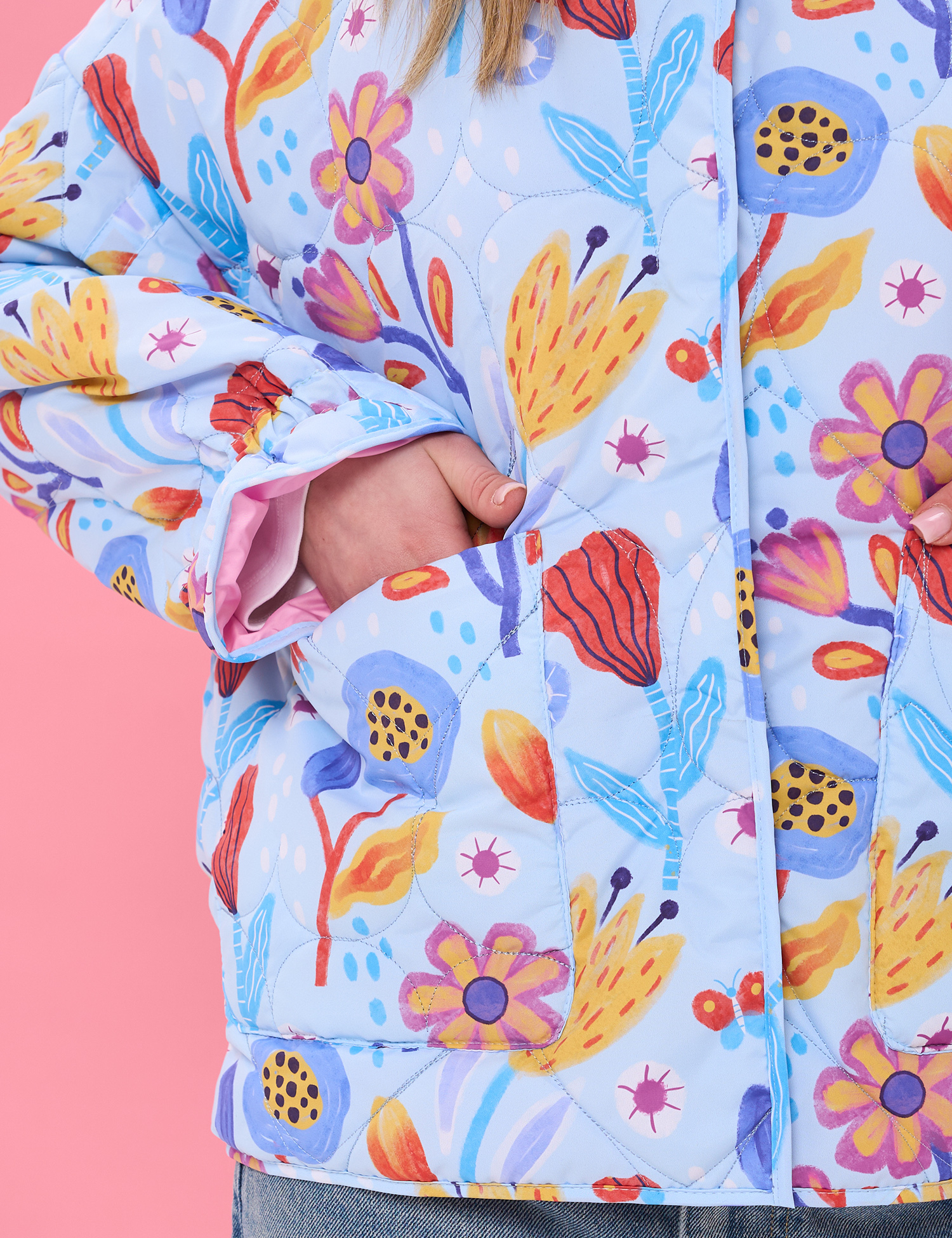 Картинка Куртка у світло‑блакитному кольорі