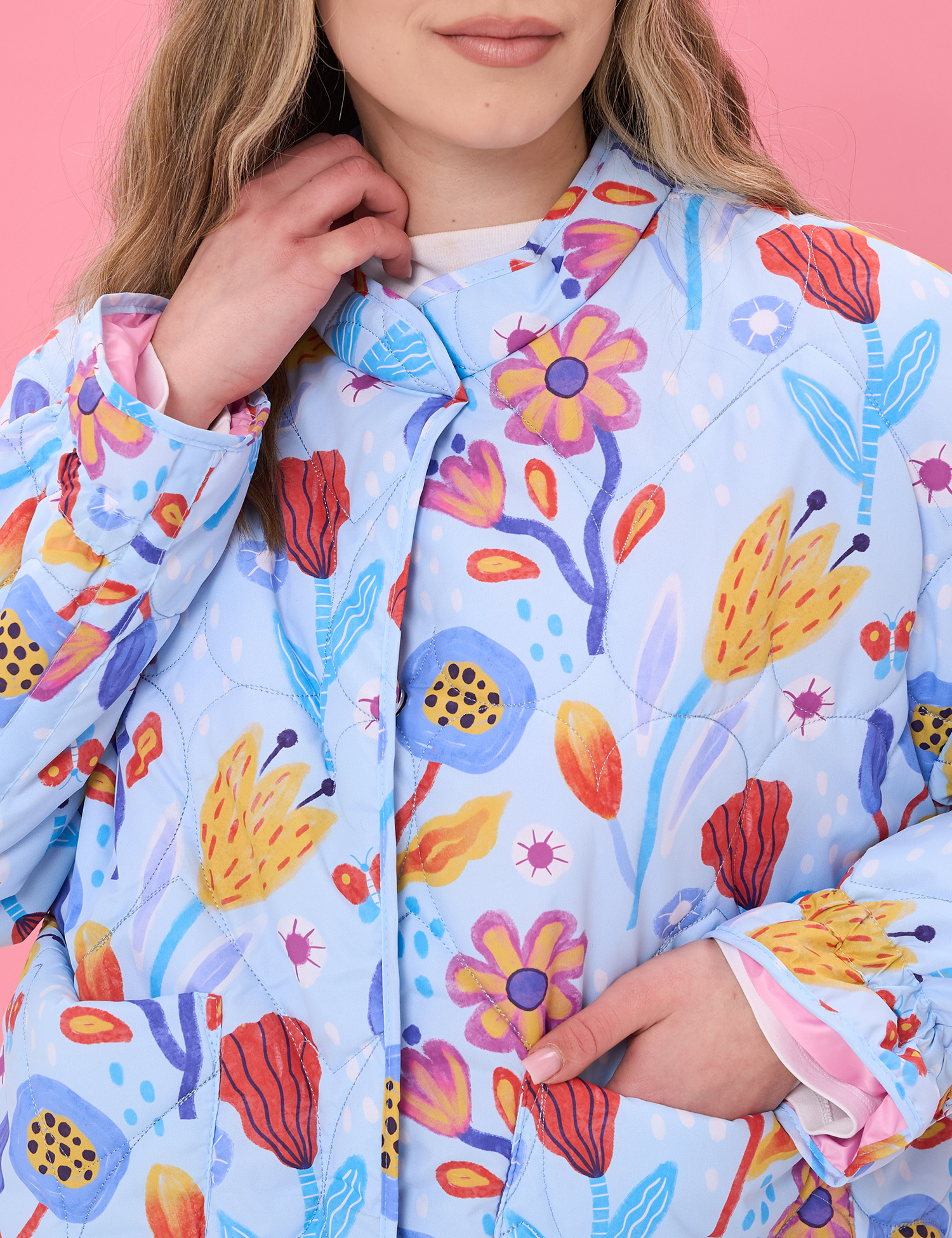 Картинка Куртка у світло‑блакитному кольорі