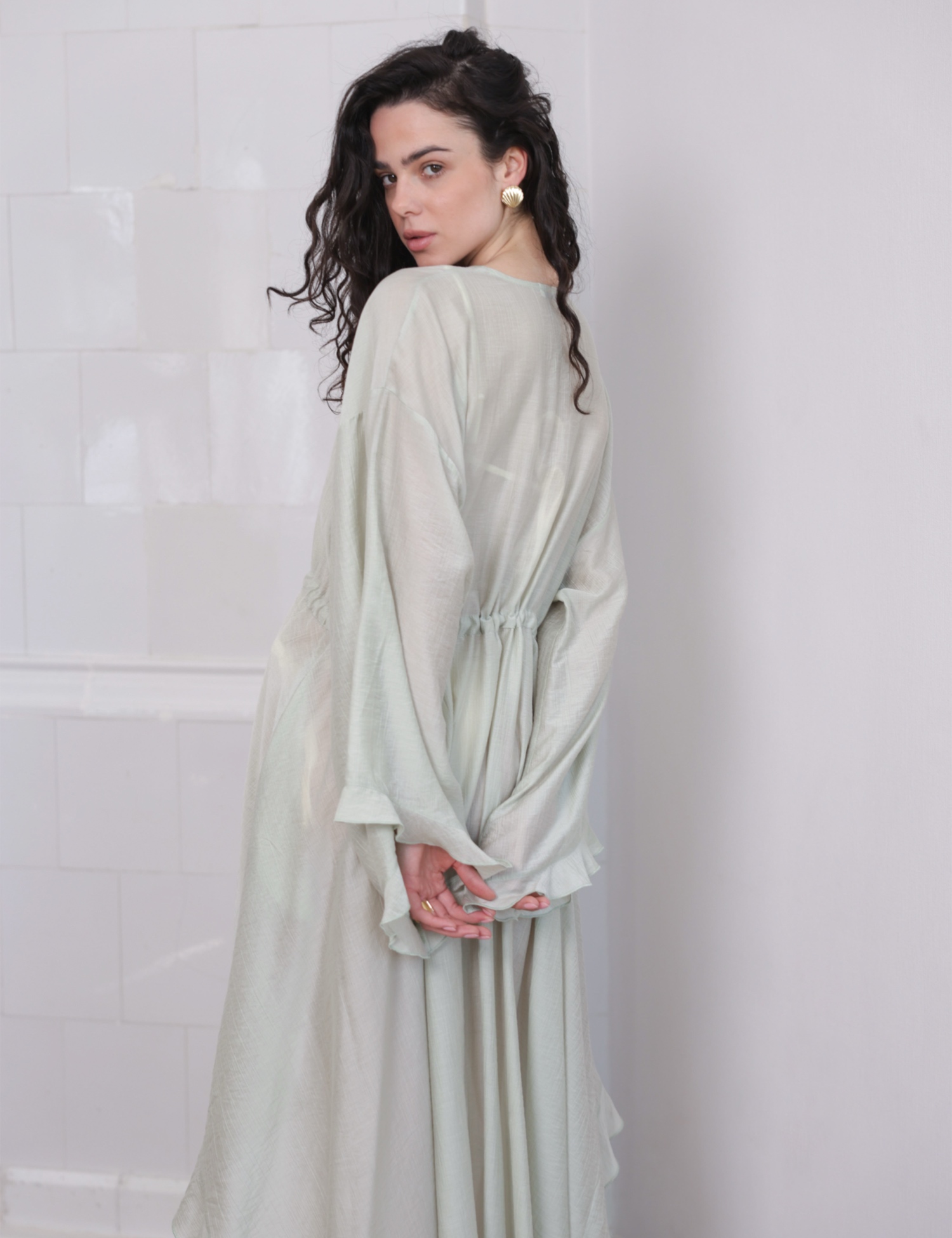 Картинка Сукня - Кімоно ISLA м’ятне