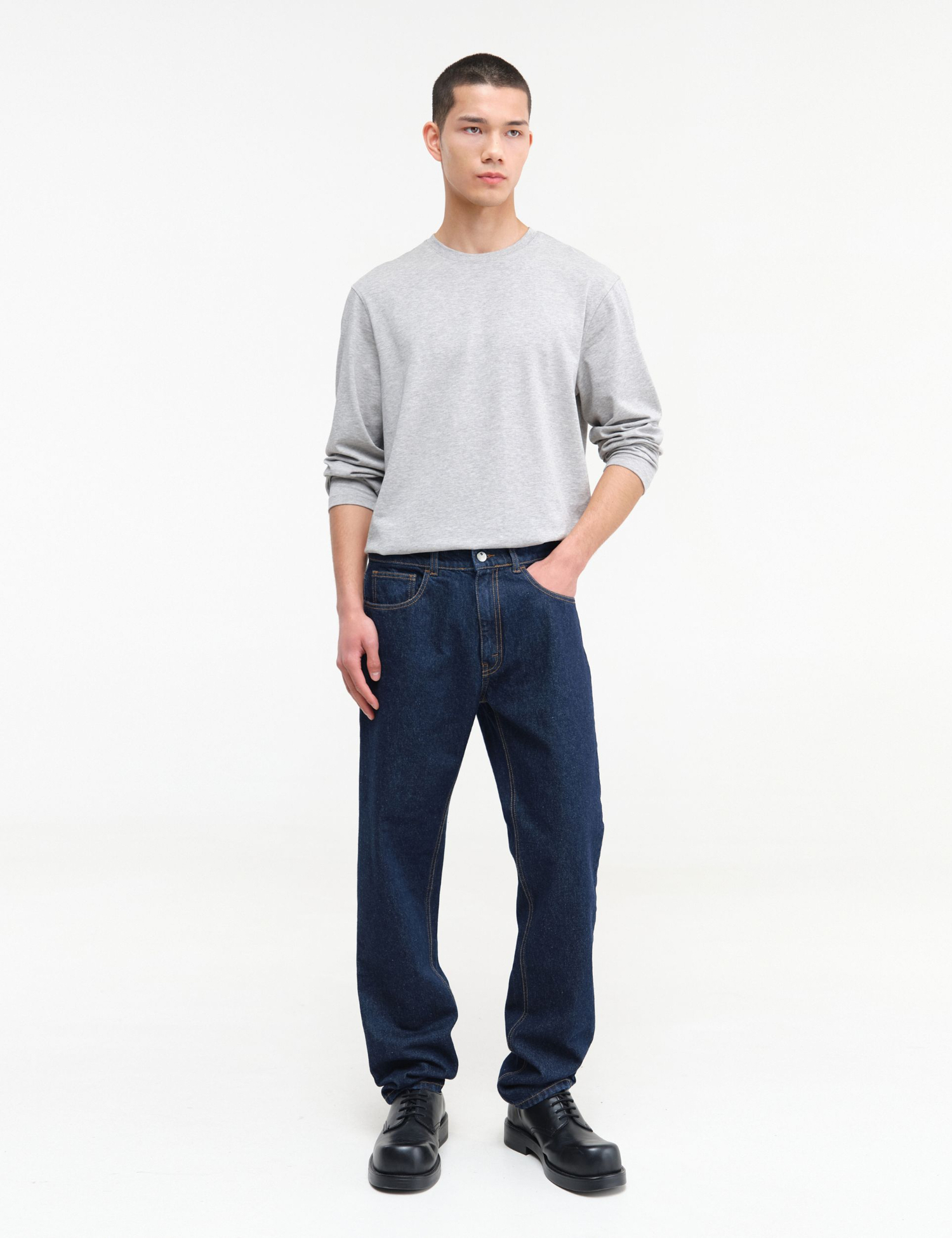 Картинка Джинси темно-сині
