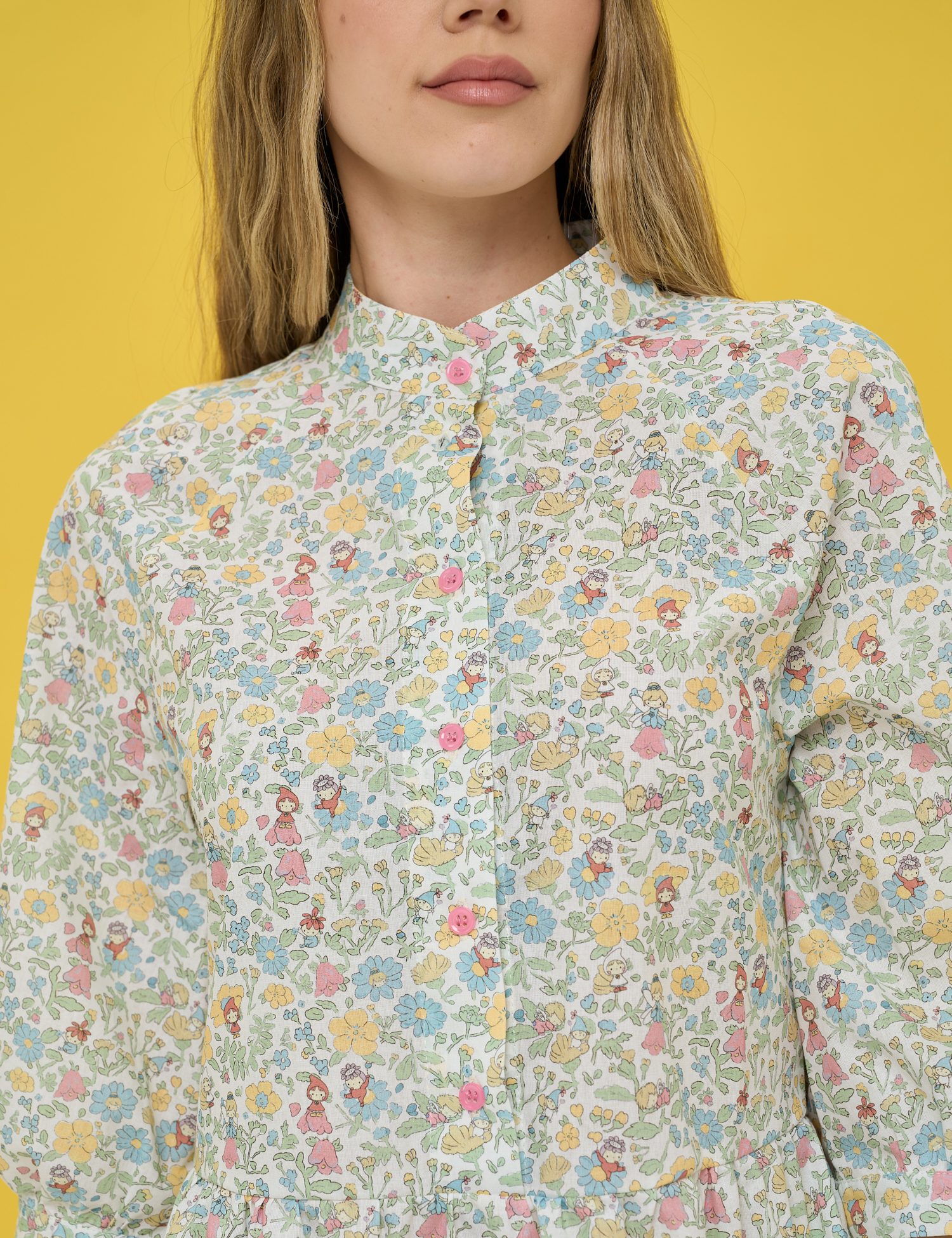 Картинка Максі‑сукня з ніжним дрібним принтом у пастельній гамі