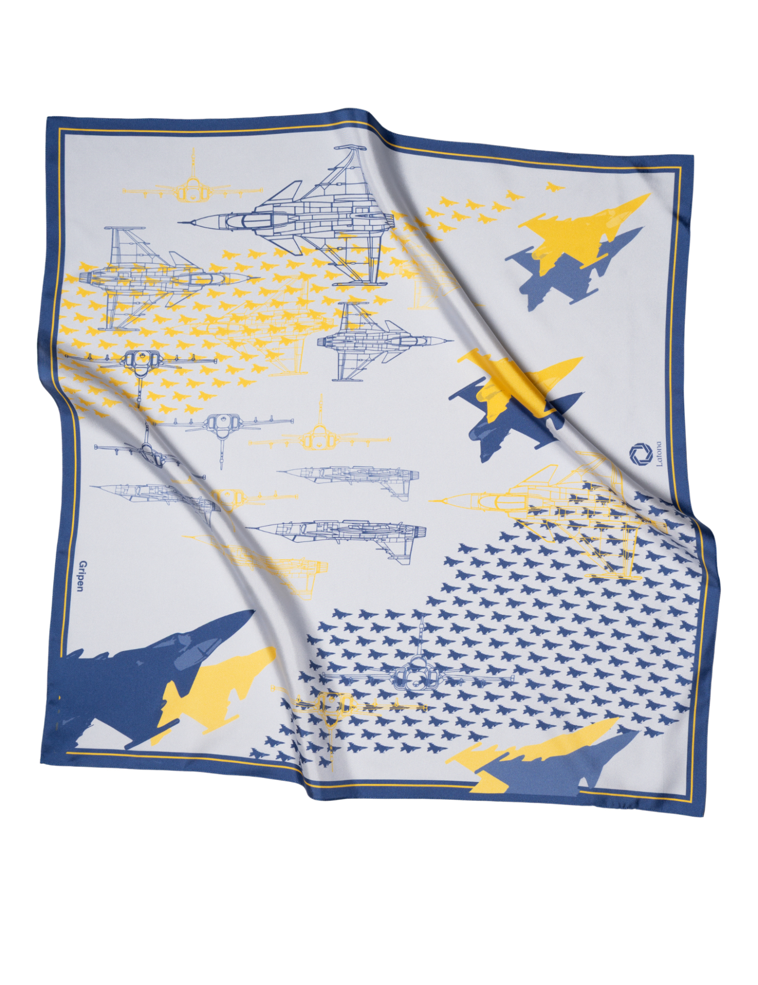 Картинка Шовкова хустина «Gripen»