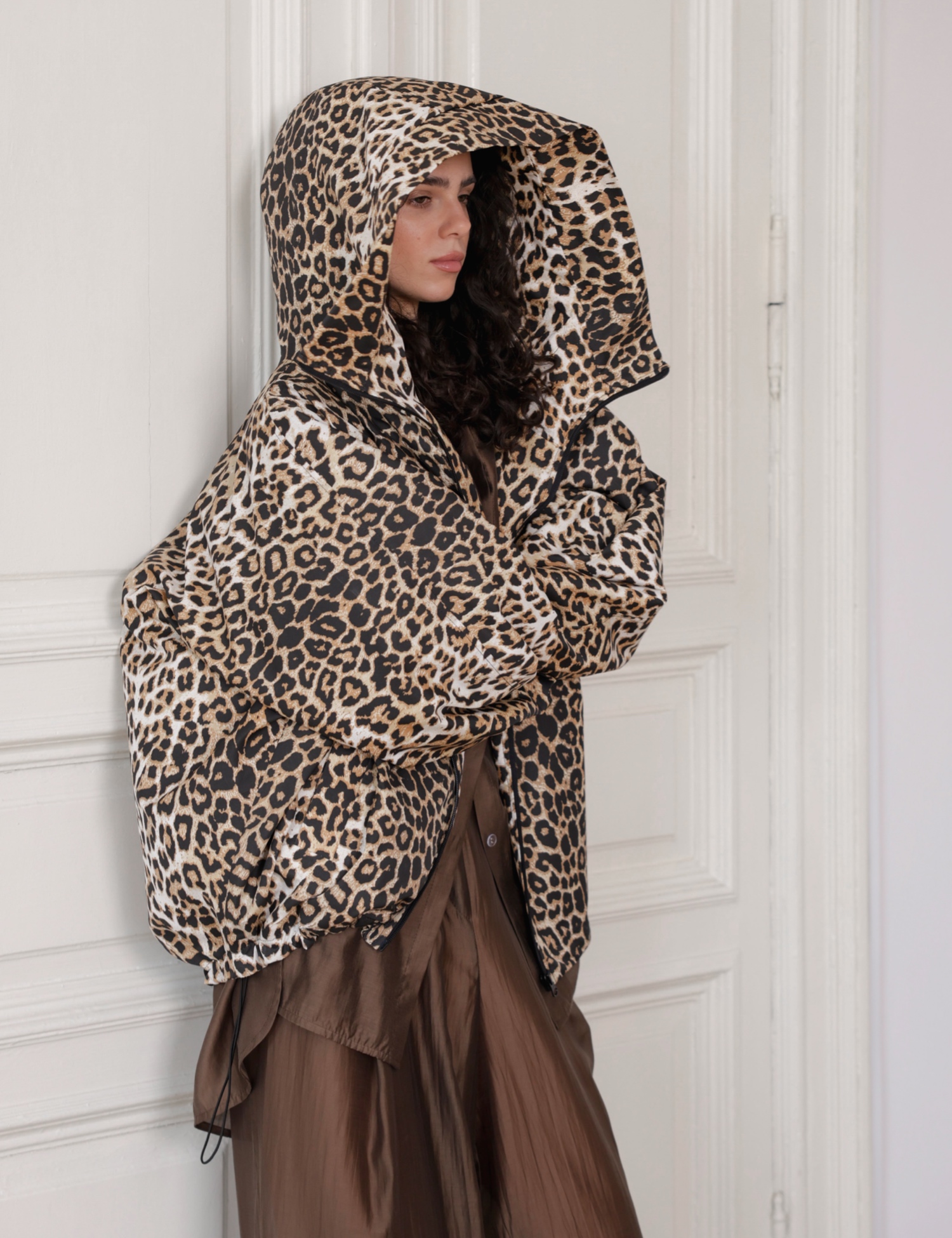 Картинка Куртка Bat-Wing леопард