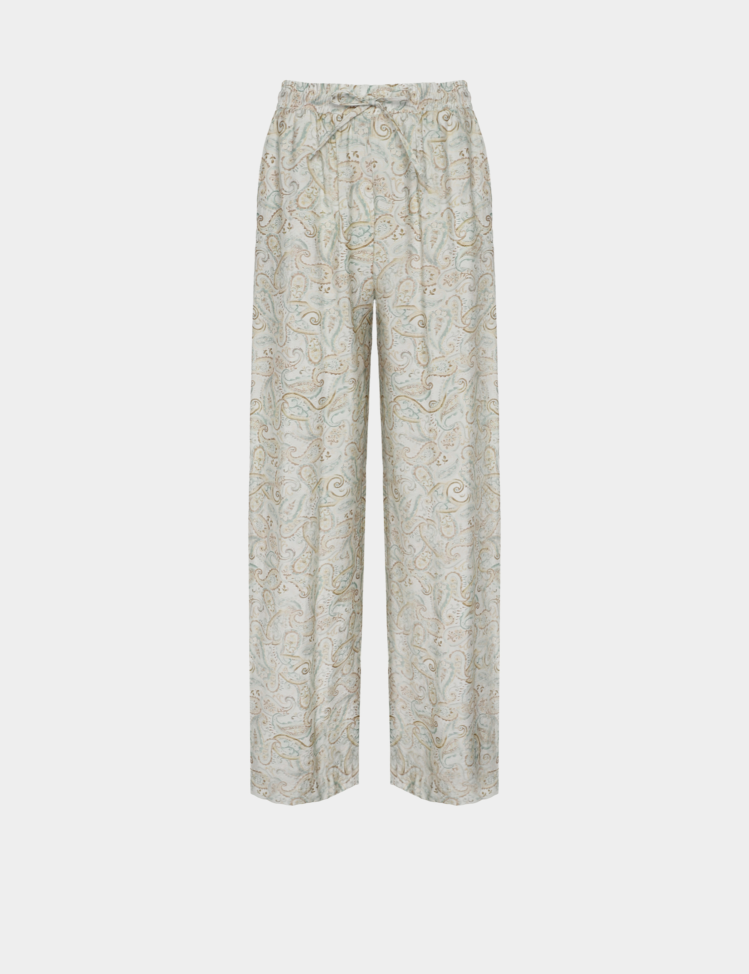 Картинка Штани прямого крою та поясом на резинці