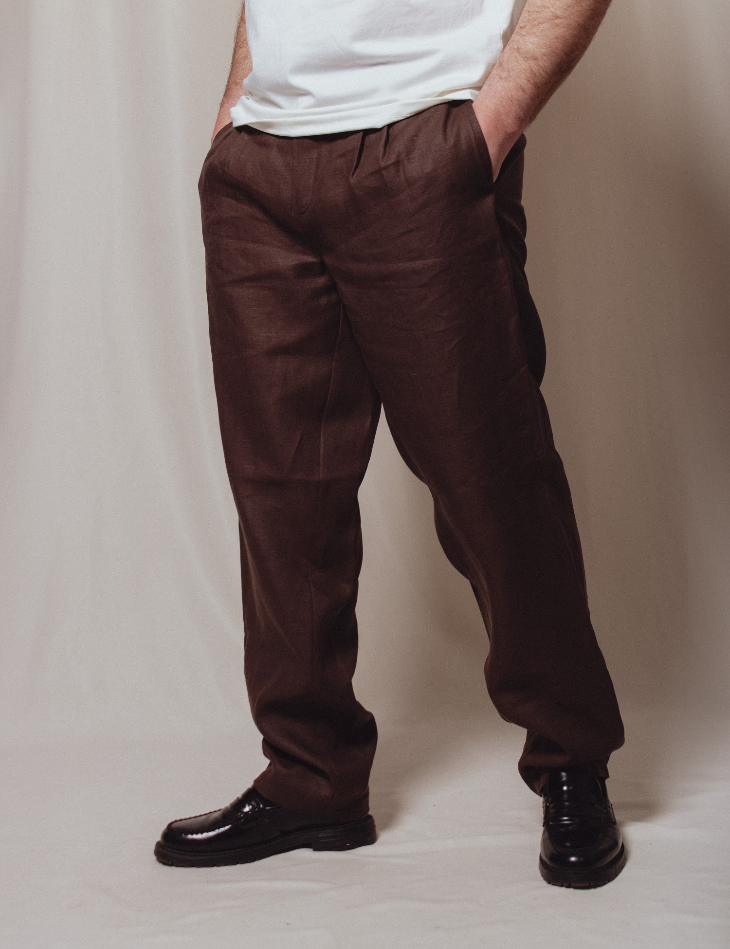 Картинка Штани темно-коричневі