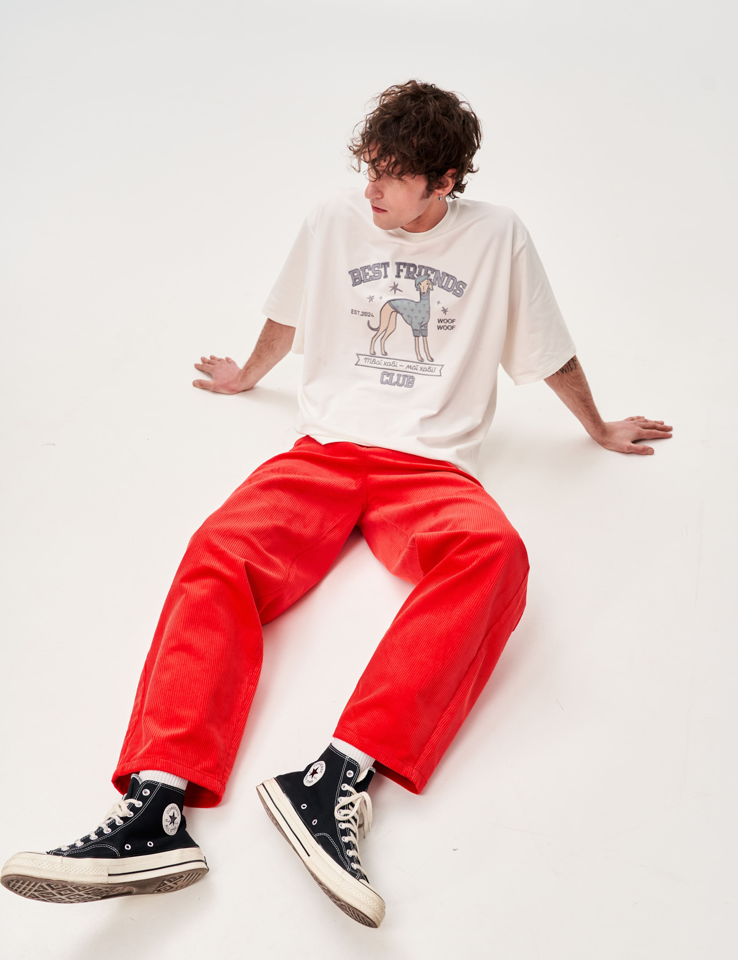 Картинка Футболка з аплікацією "Best Friend's Club" пес модник