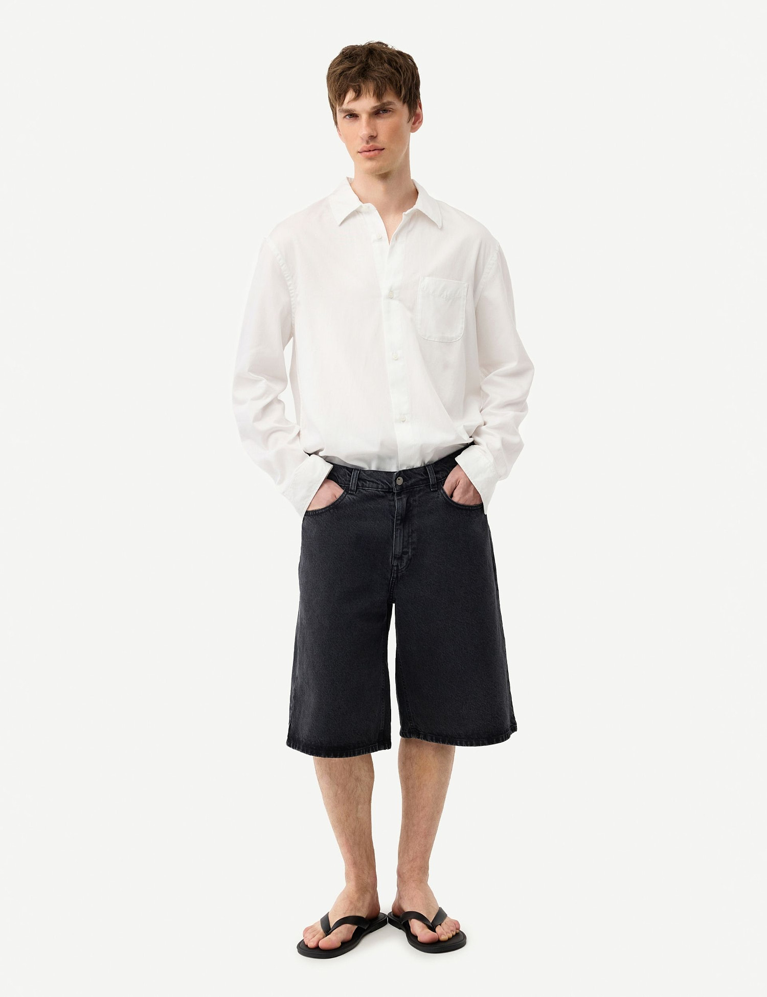 Картинка Шорти Relaxed Fit Gray (long)