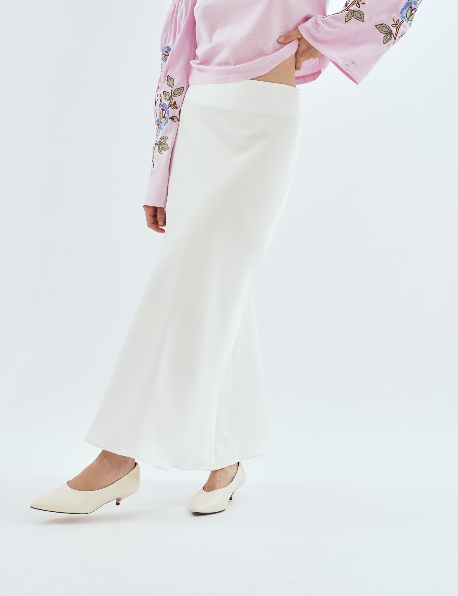 Картинка Спідниця «Slip Midi» біла