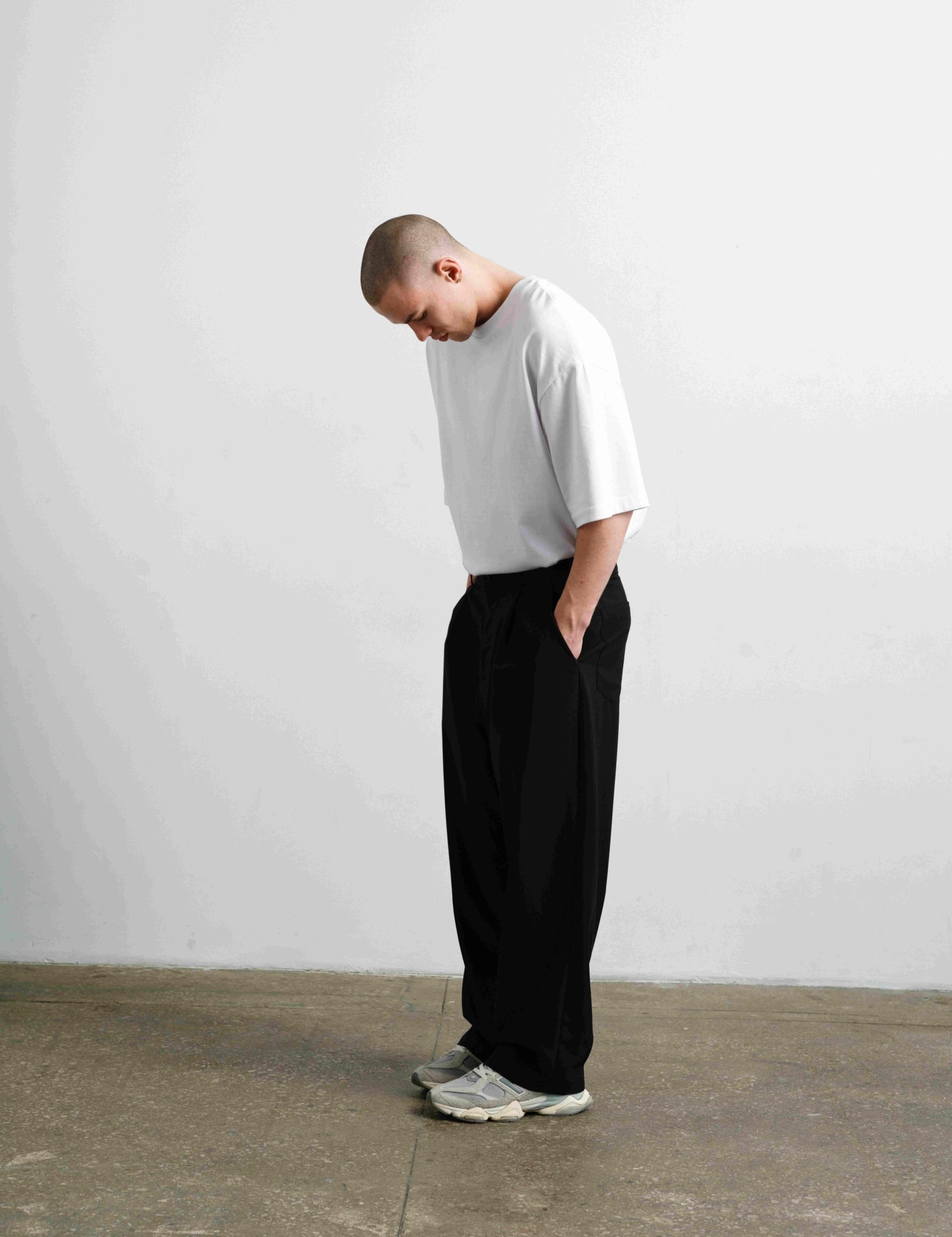Картинка Чоловічі чорні брюки вільного крою