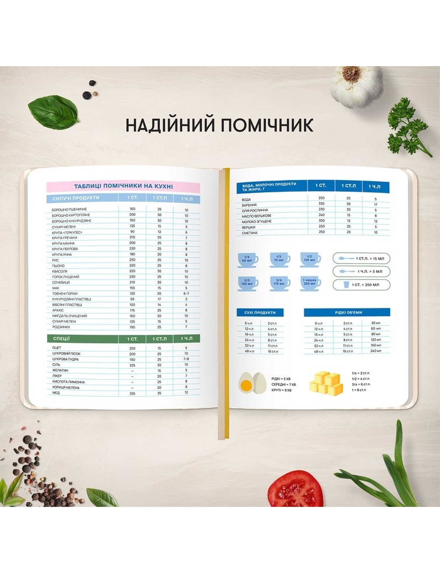 Картинка Бежевий кулінарний блокнот для рецептів