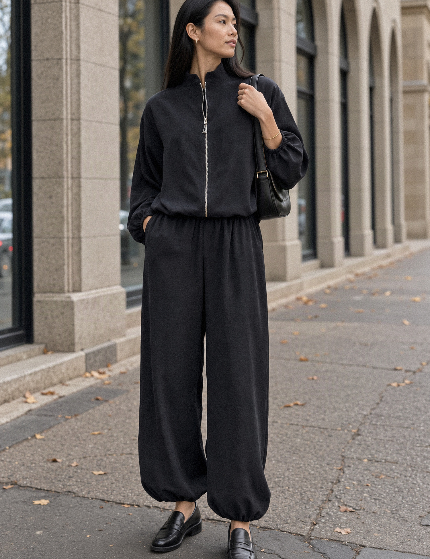 Картинка Брюки wide leg з еластичним поясом