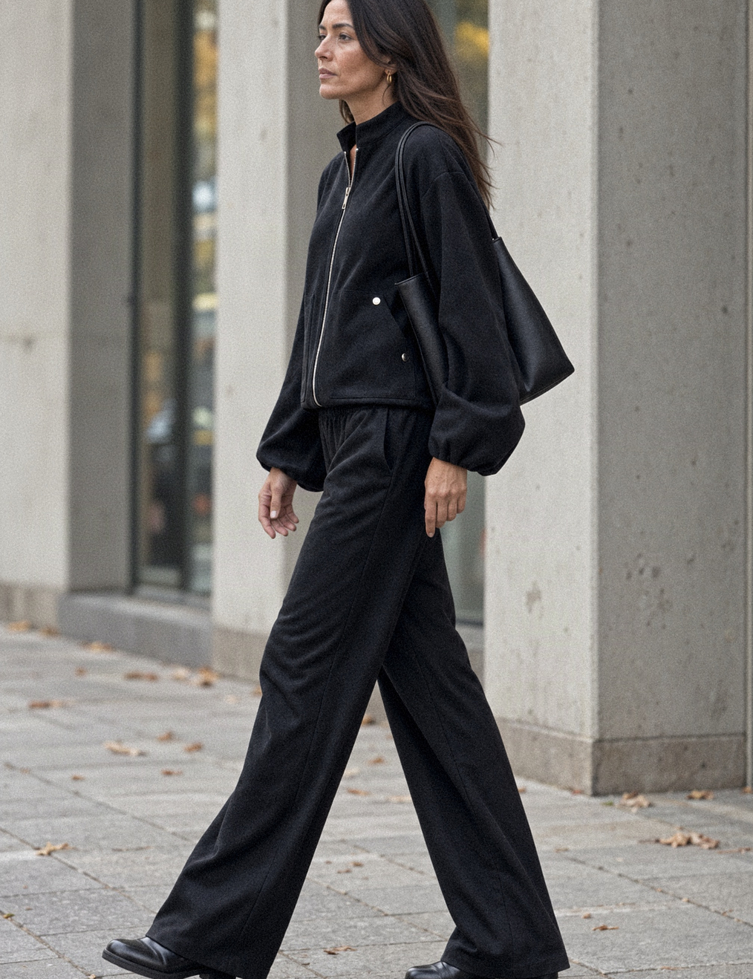 Картинка Брюки wide leg з еластичним поясом