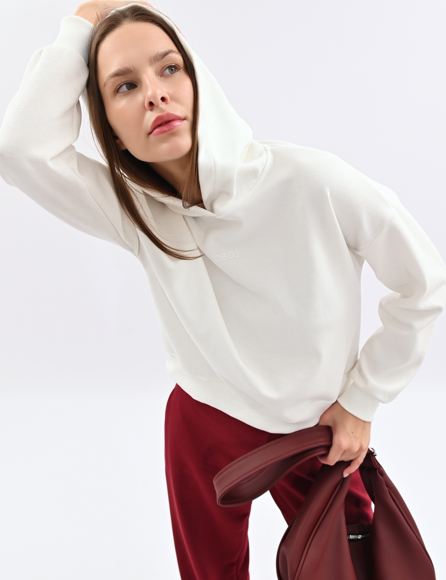 Картинка Худі oversize біле