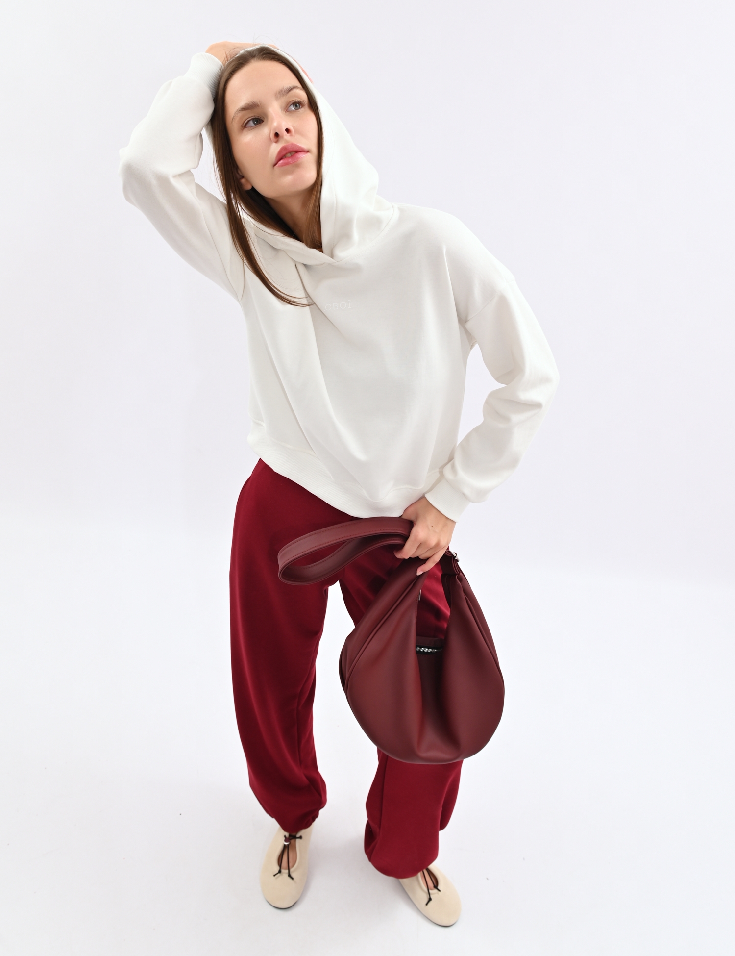 Картинка Худі oversize біле