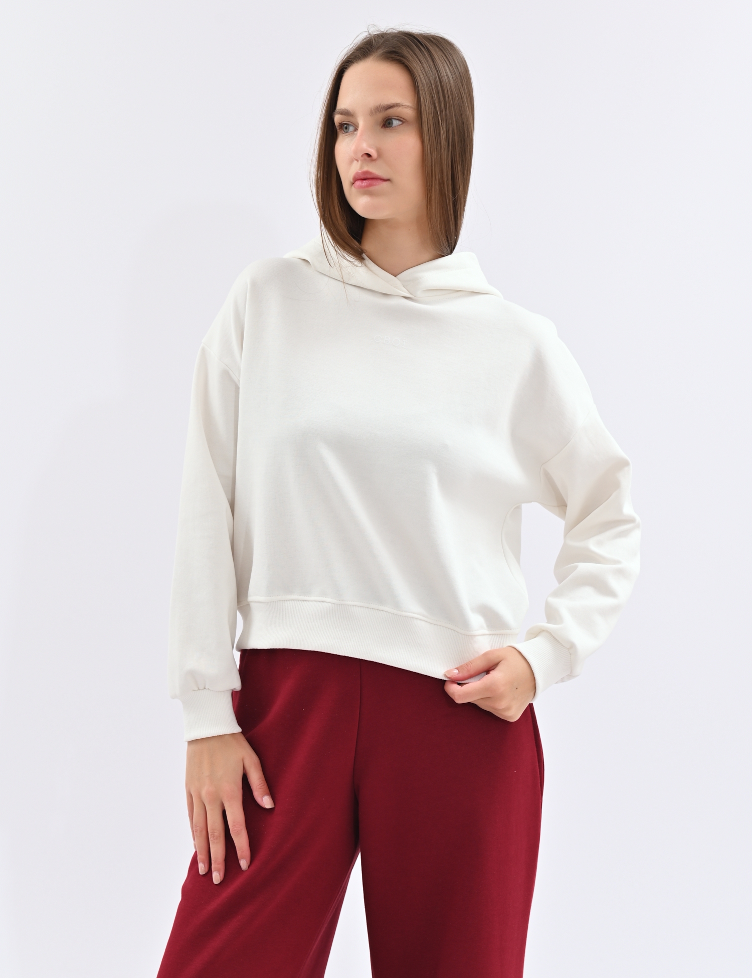 Картинка Худі oversize біле