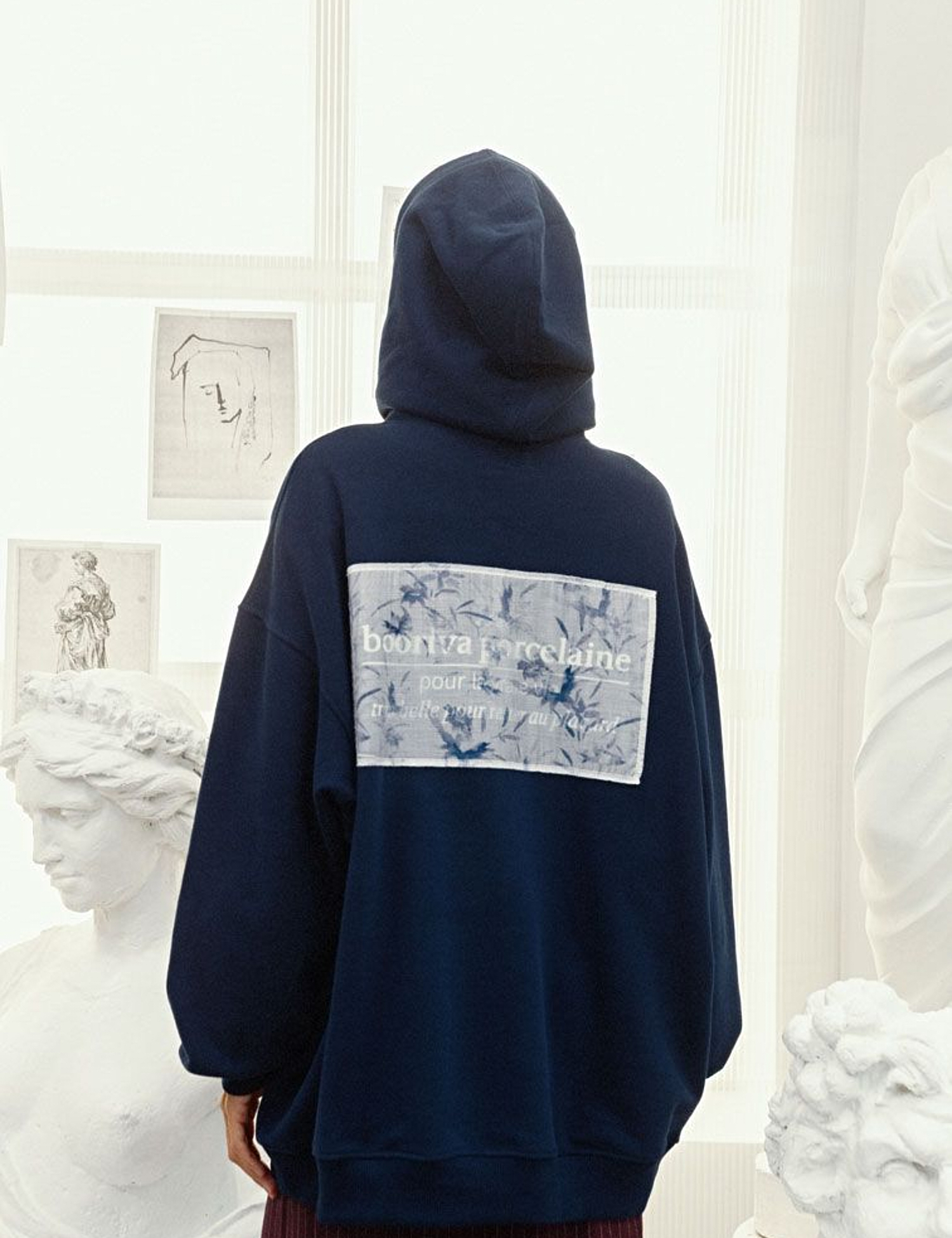 Картинка Худі oversize з авторським принтом