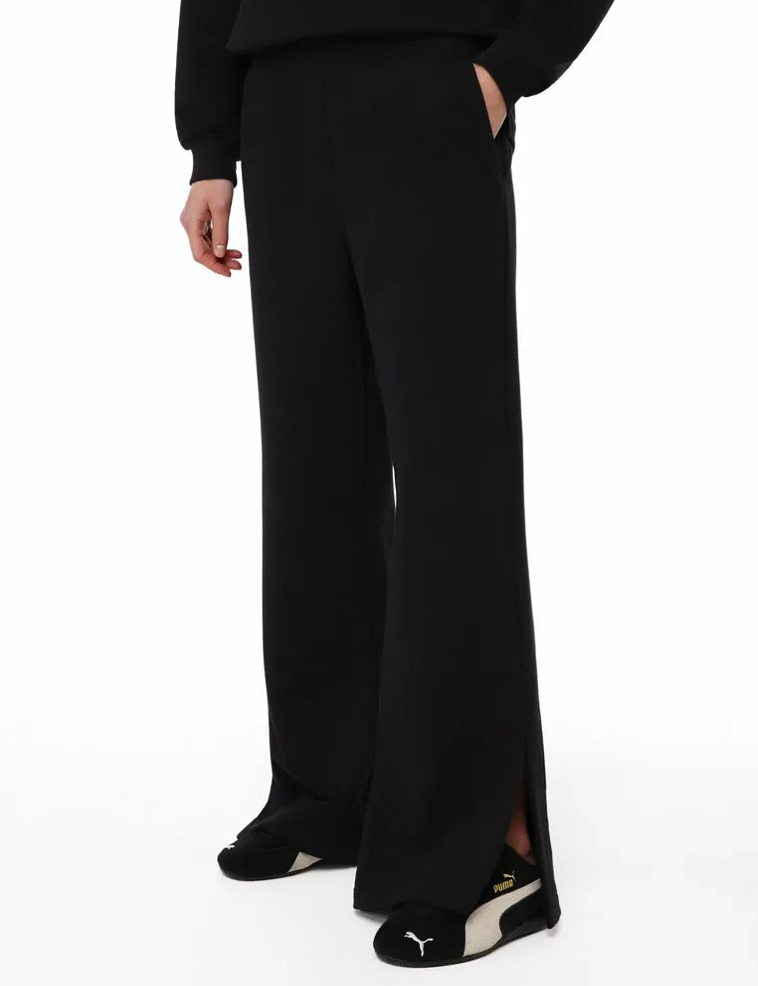 Картинка Трикотажні брюки wide leg