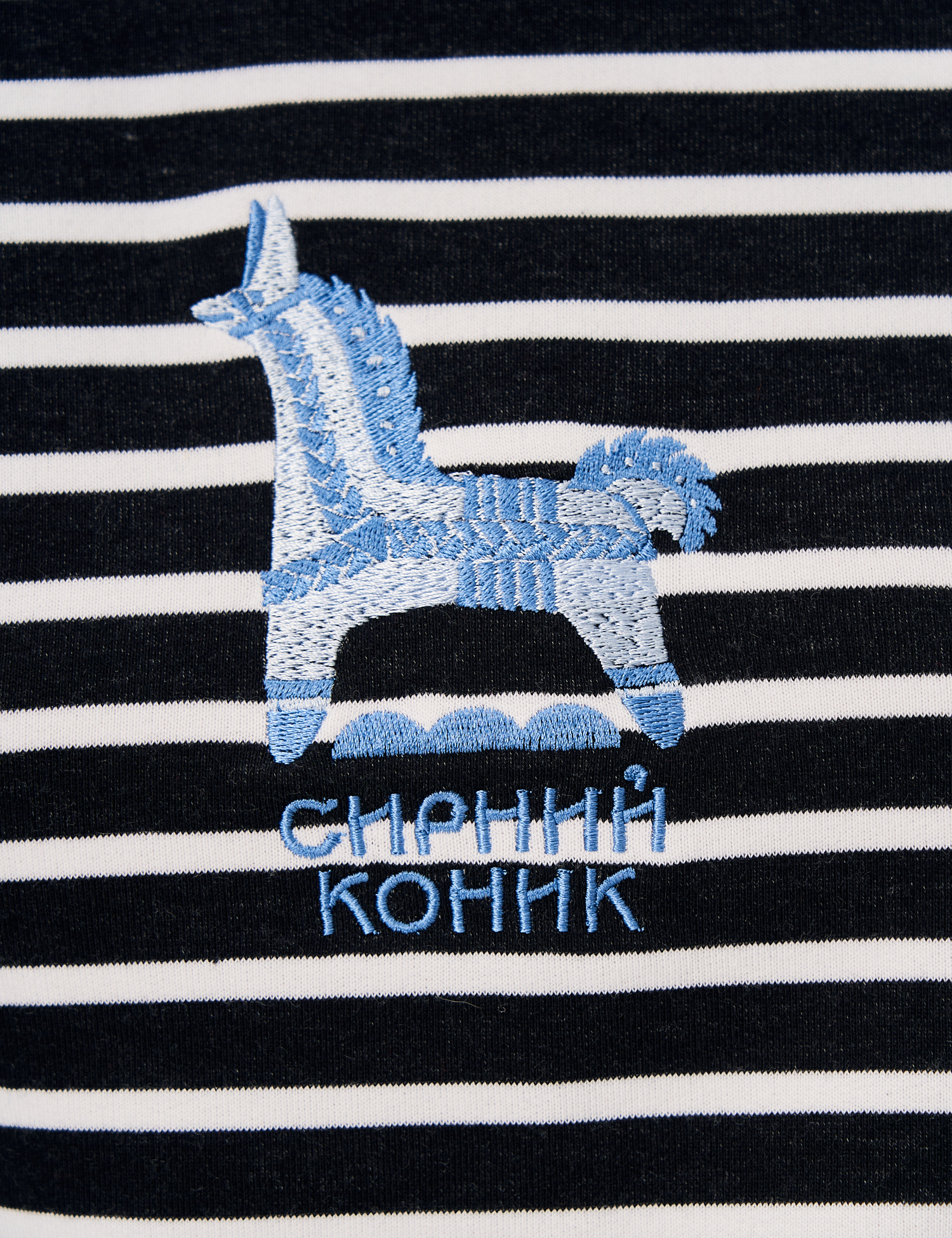 Картинка Реглан "Сирний коник" чорна смужка