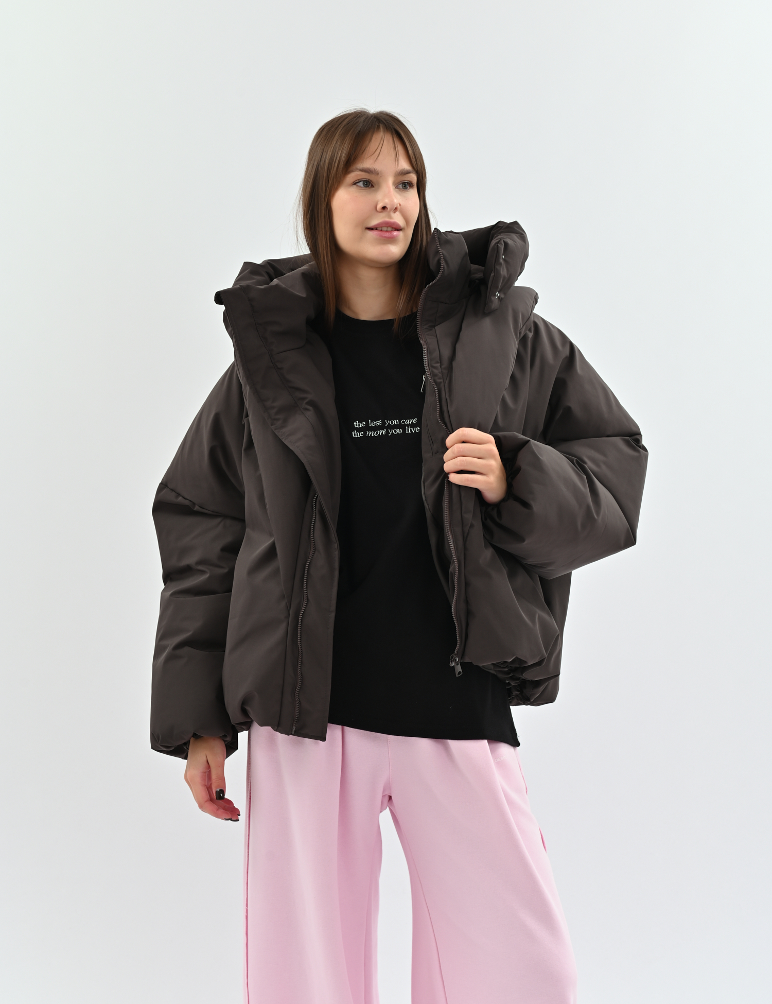 Картинка Пуховик Buff шоколад, one size