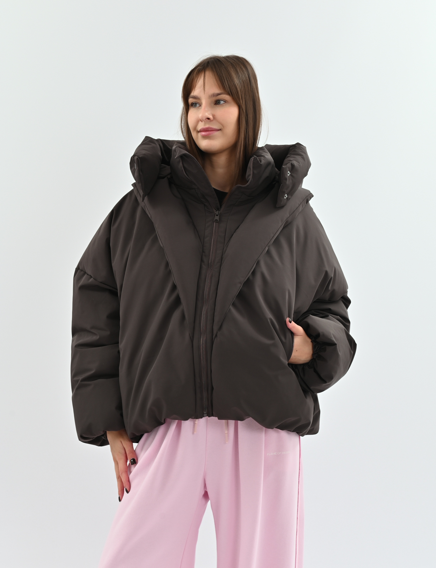 Картинка Пуховик Buff шоколад, one size