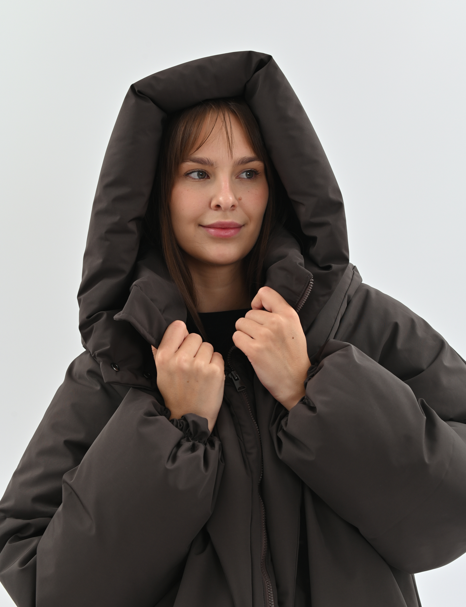 Картинка Пуховик Buff шоколад, one size