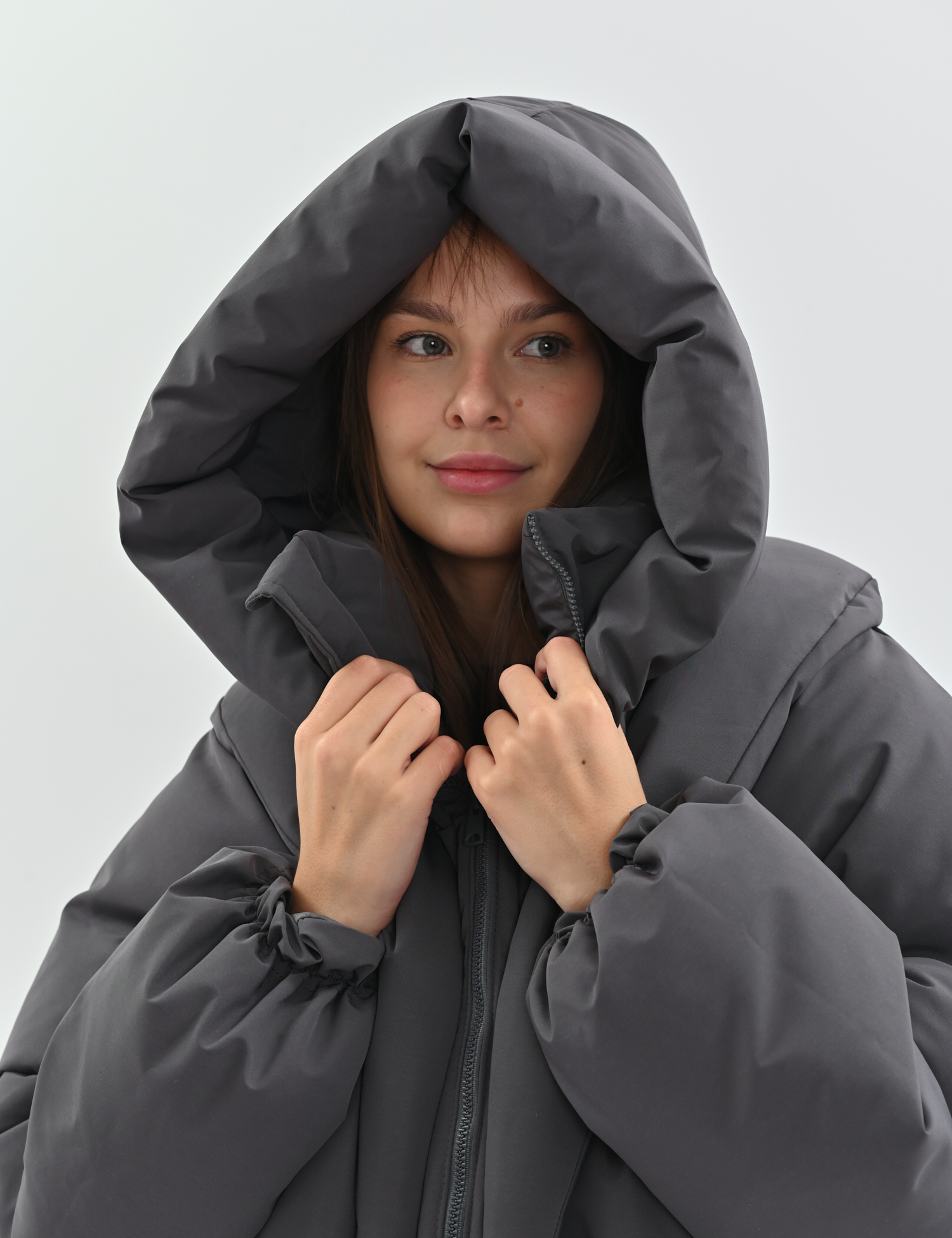 Картинка Пуховик Buff графіт, one size