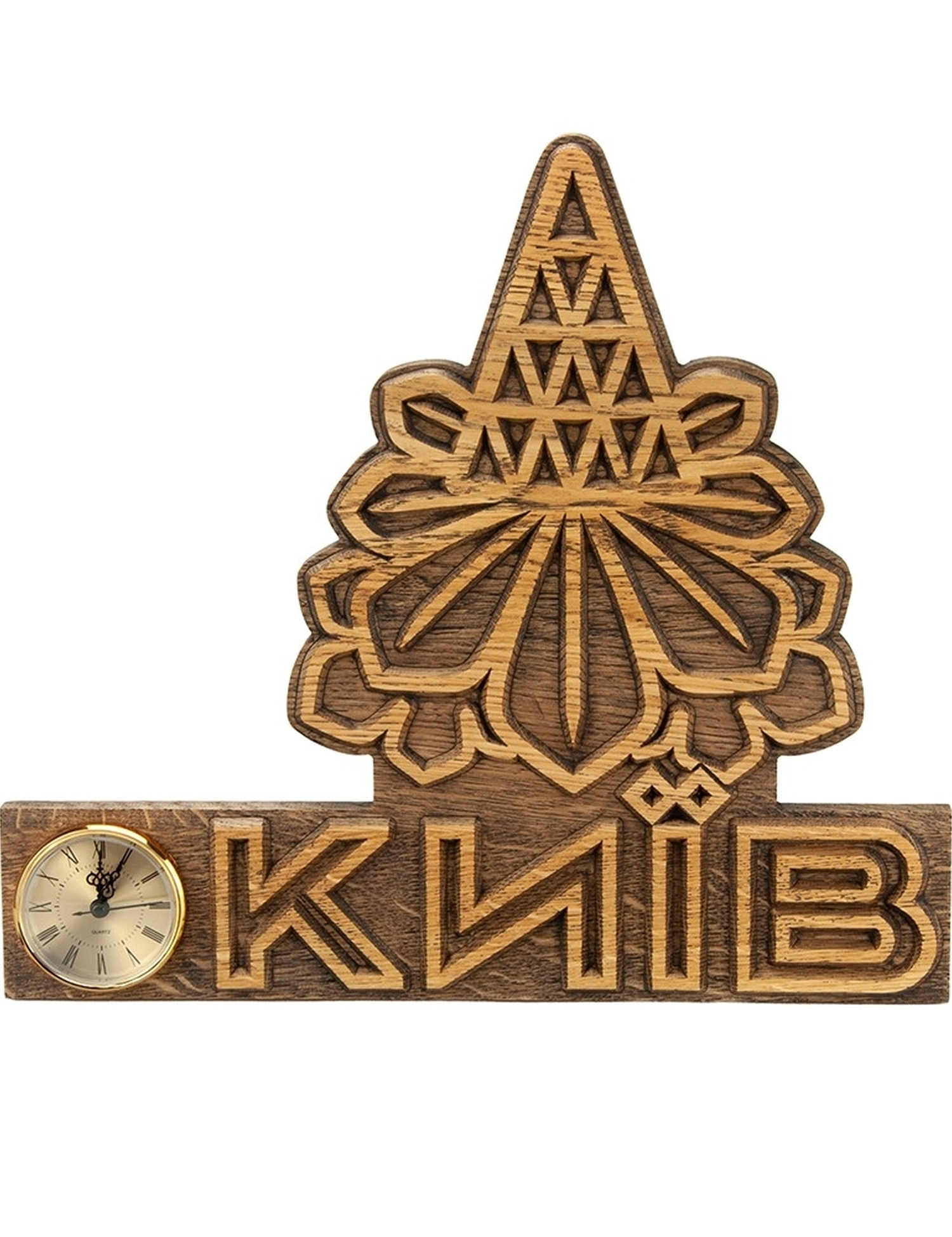 Картинка Настільний годинник Київ Каштан