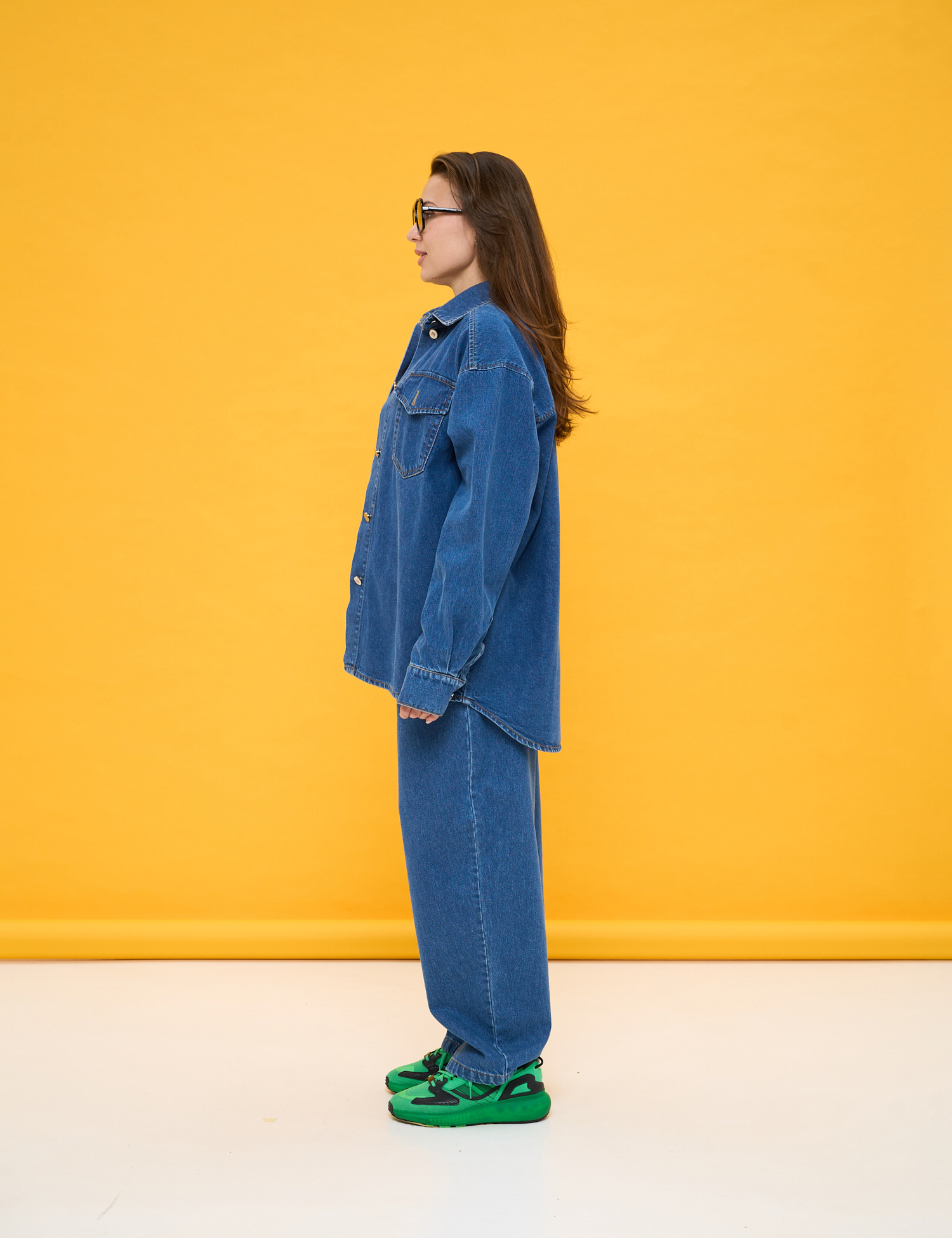 Картинка Джинсова сорочка oversize синя