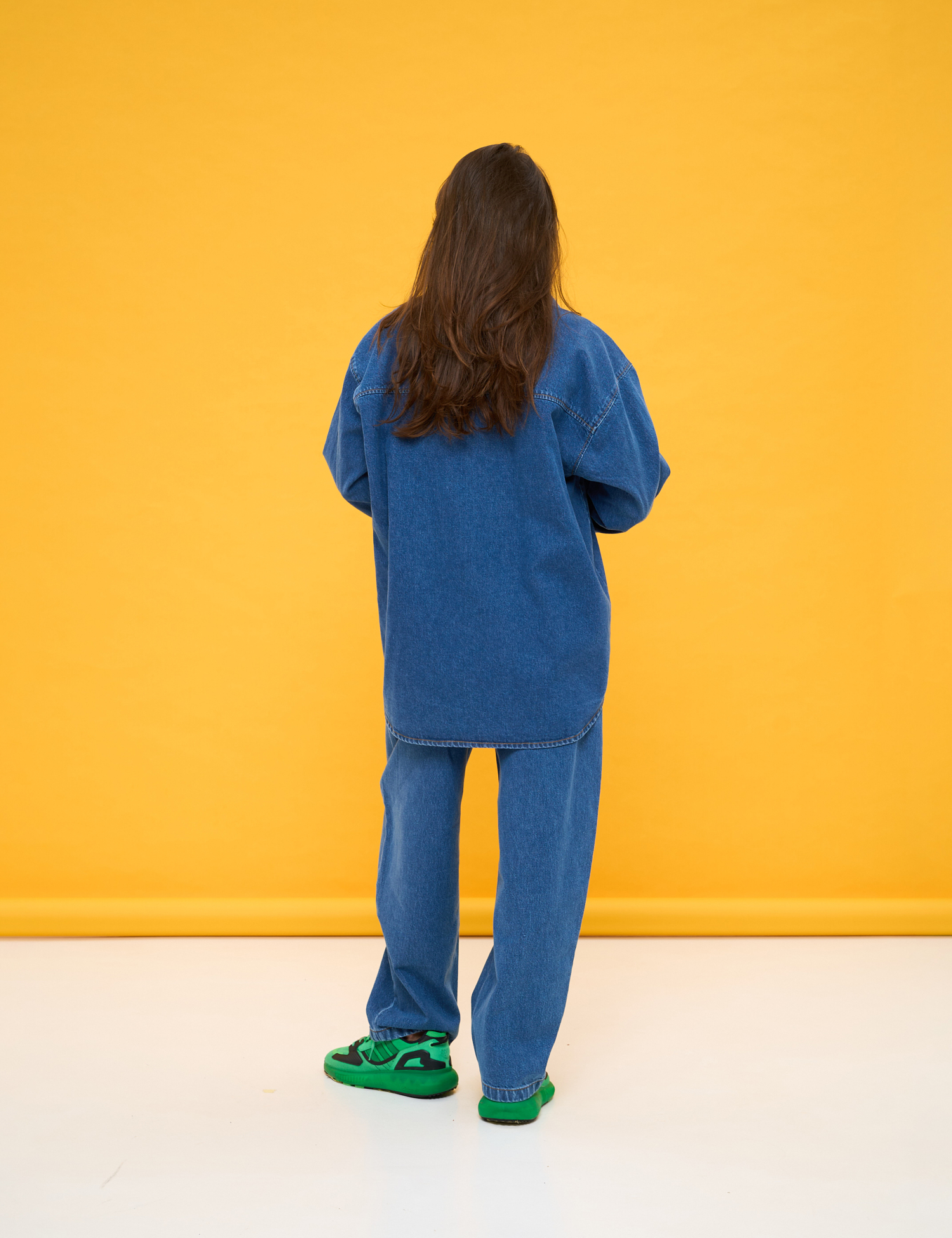 Картинка Джинсова сорочка oversize синя