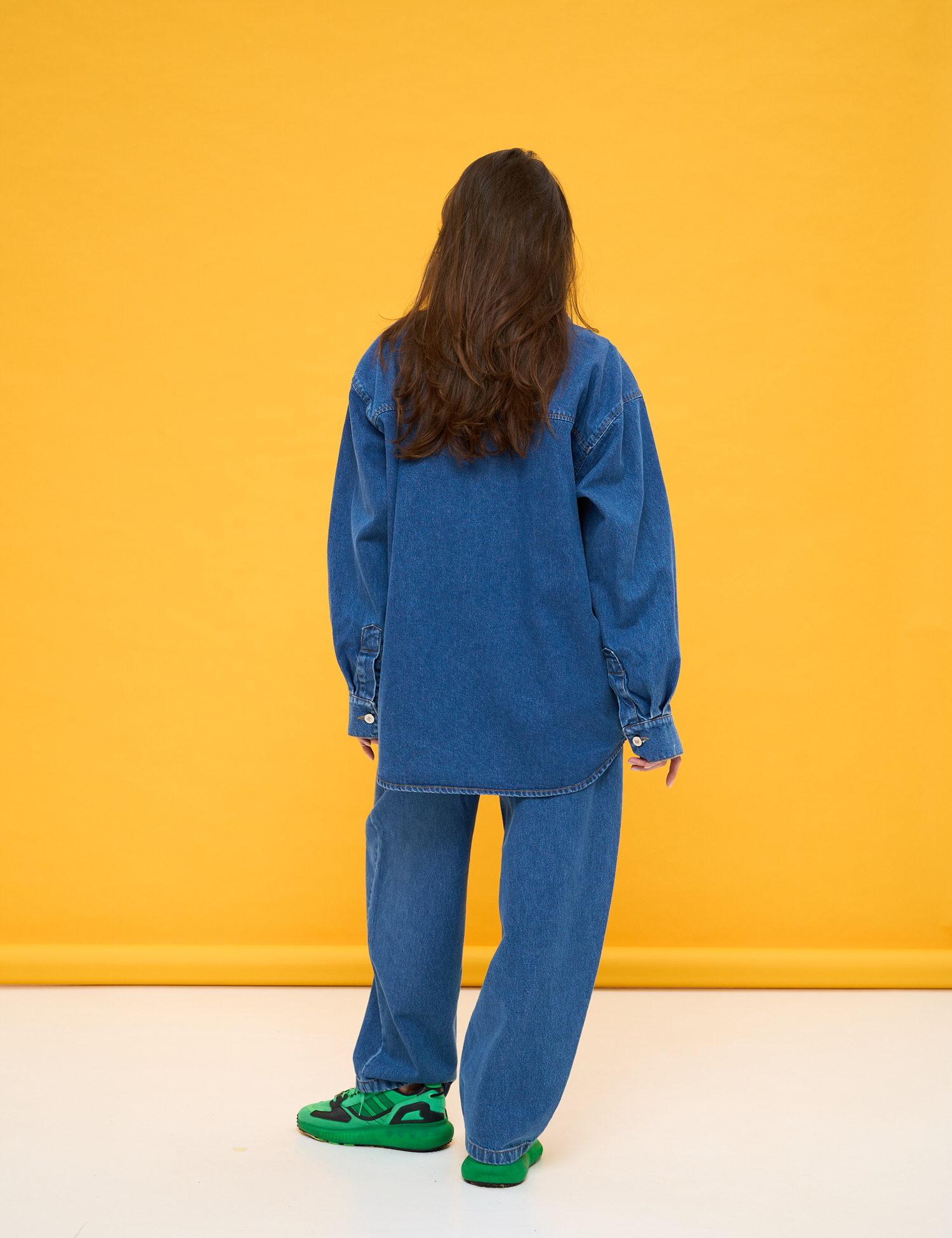 Картинка Джинсова сорочка oversize синя