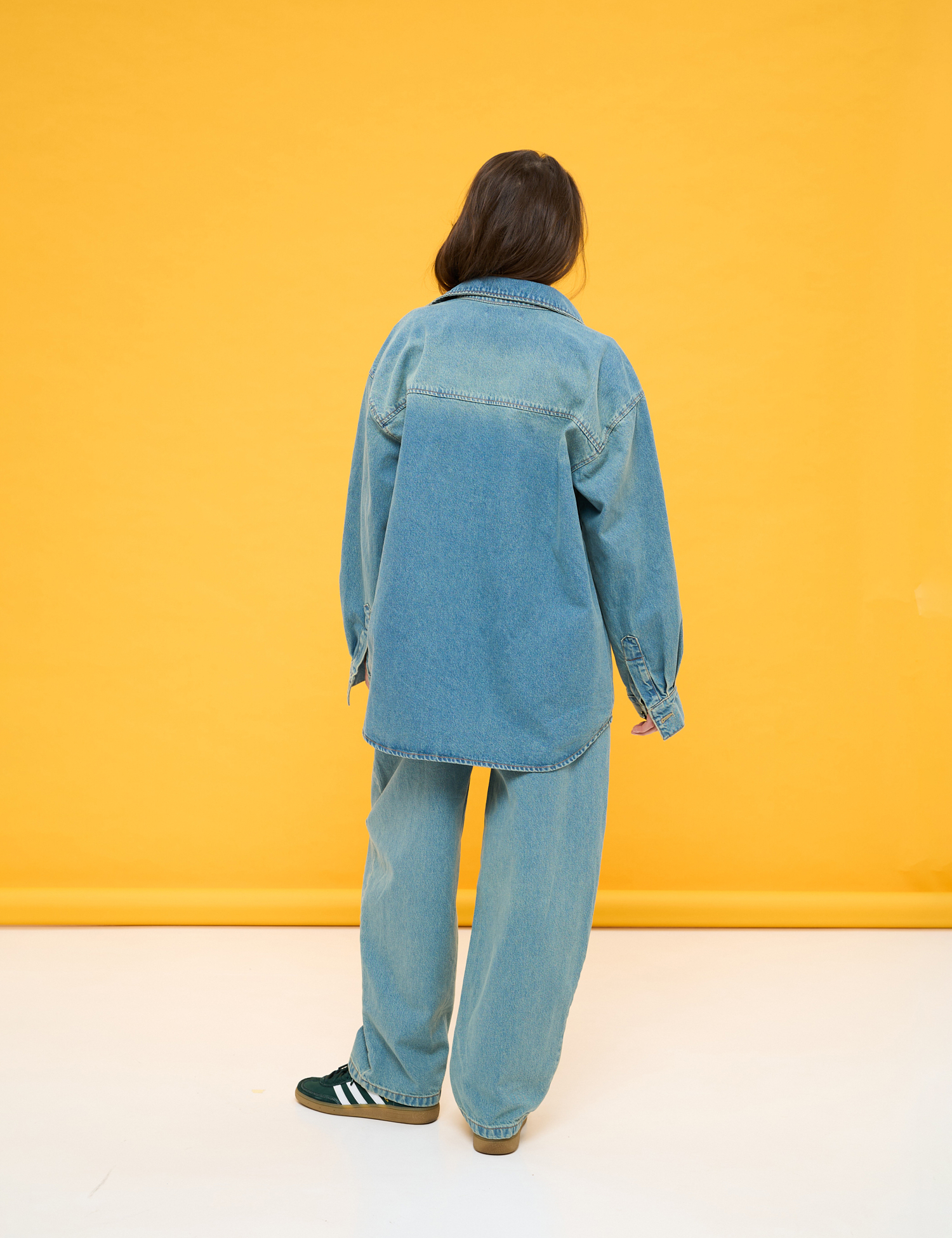 Картинка Джинсова сорочка oversize сіра