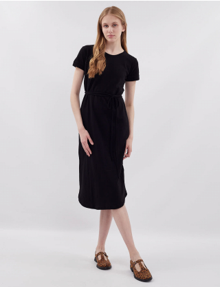 Image Чорна сукня з зав'язкою