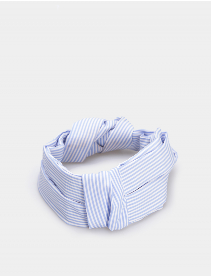 Картинка Блакитна пов'язка в смужку