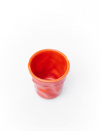 Картинка Склянка керамічна помаранчева, 150 мл