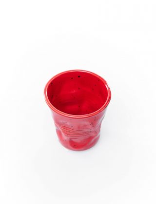 Картинка Склянка керамічна червона, 280 мл