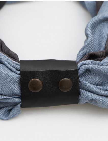 Картинка Синій снуд з кашеміру