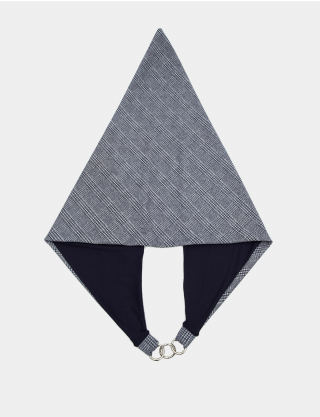 Картинка Синьо-сірий шарф