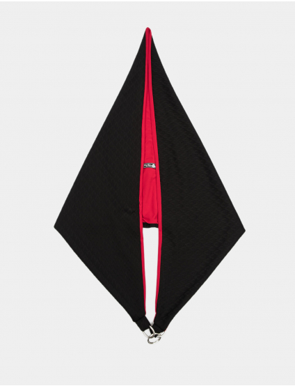 Картинка Чоловічий червоно-чорний шарф