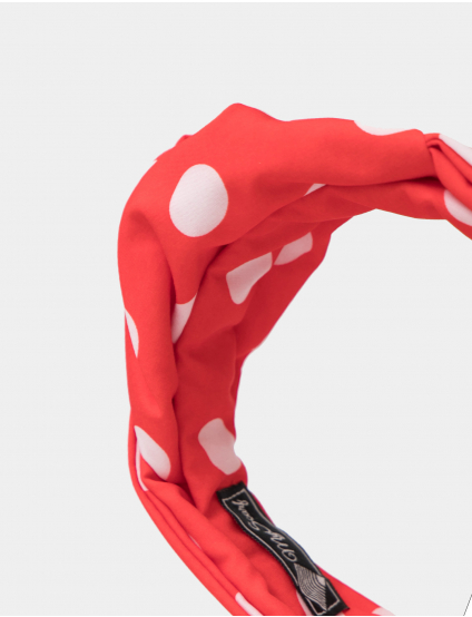 Картинка Червоний обруч в горошок