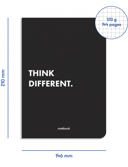 Картинка Блокнот "Think Different"