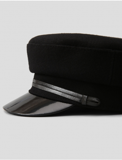 Картинка Жіночий чорний кашкет