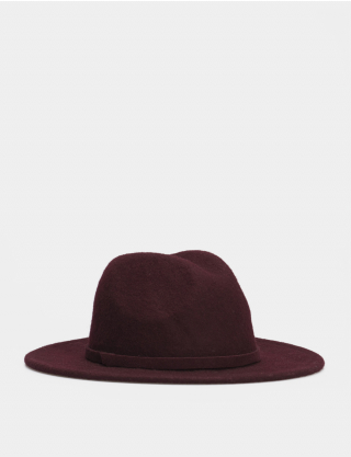 Картинка Жіночий бордовий капелюх
