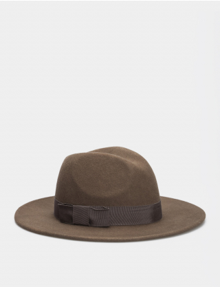 Картинка Жіночий світло-коричневий капелюх