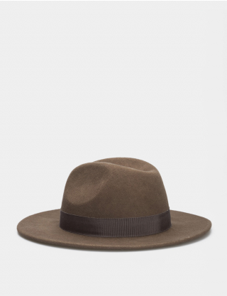 Картинка Жіночий світло-коричневий капелюх